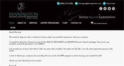 Desktop Screenshot of benningtonlimo.com