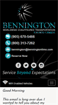 Mobile Screenshot of benningtonlimo.com